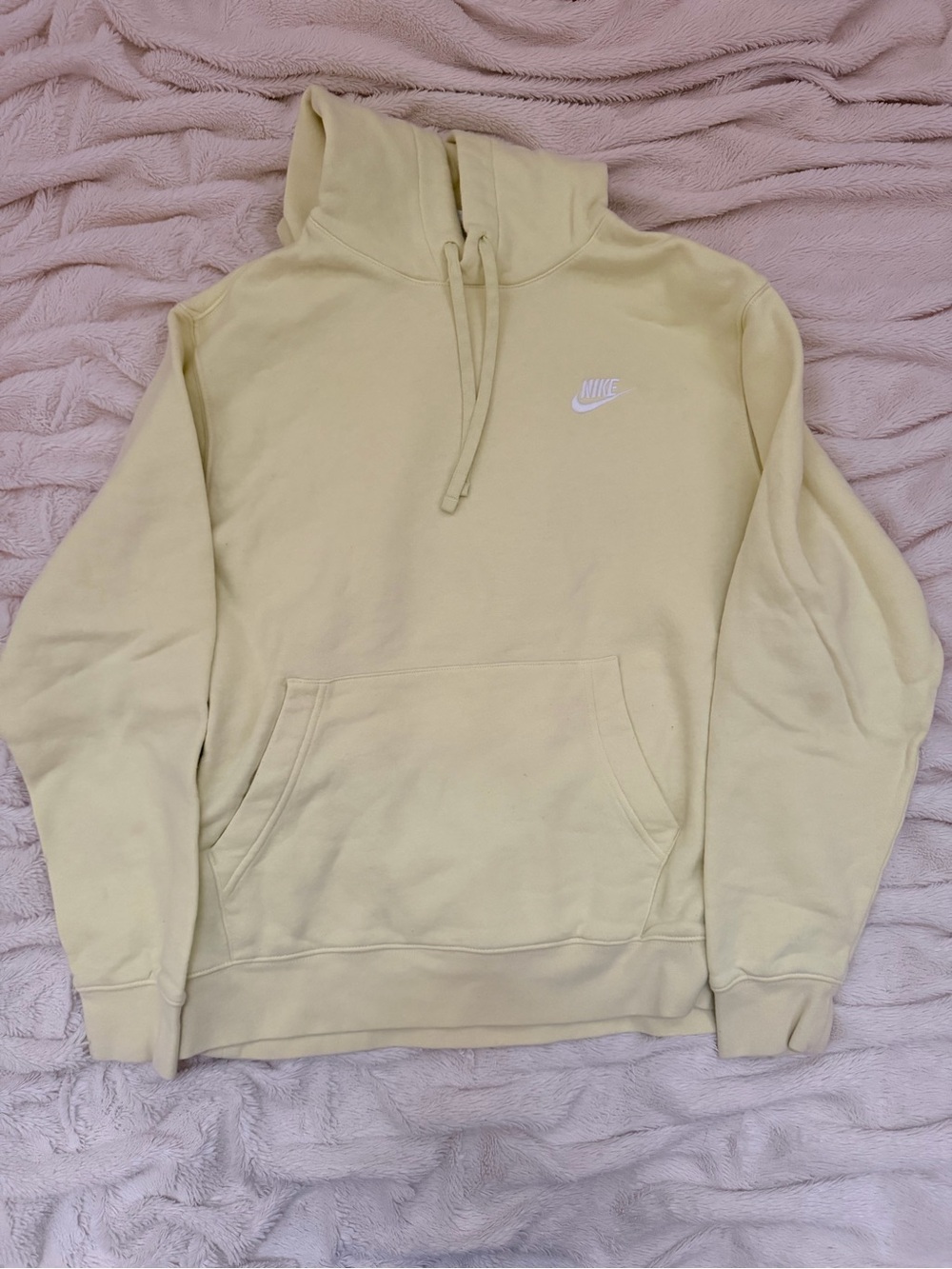 Nike hoodie yellow green sweatshirt Sz M